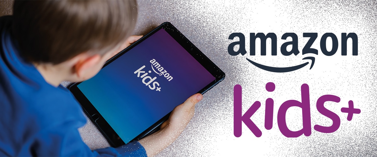 Symbolbild: Ein Kind nutzt Amazon Kids+ auf einem Tablet