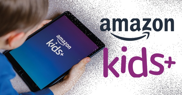 Symbolbild: Ein Kind nutzt Amazon Kids+ auf einem Tablet