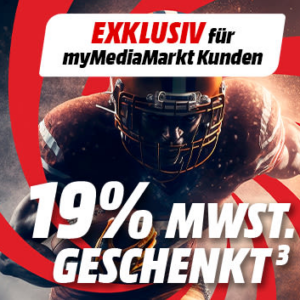 MediaMarkt Super Bowl mit Mehrwertsteuer-Aktion