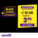 sim24 Black Nov 10 GB Teaser vom 18.11.2025