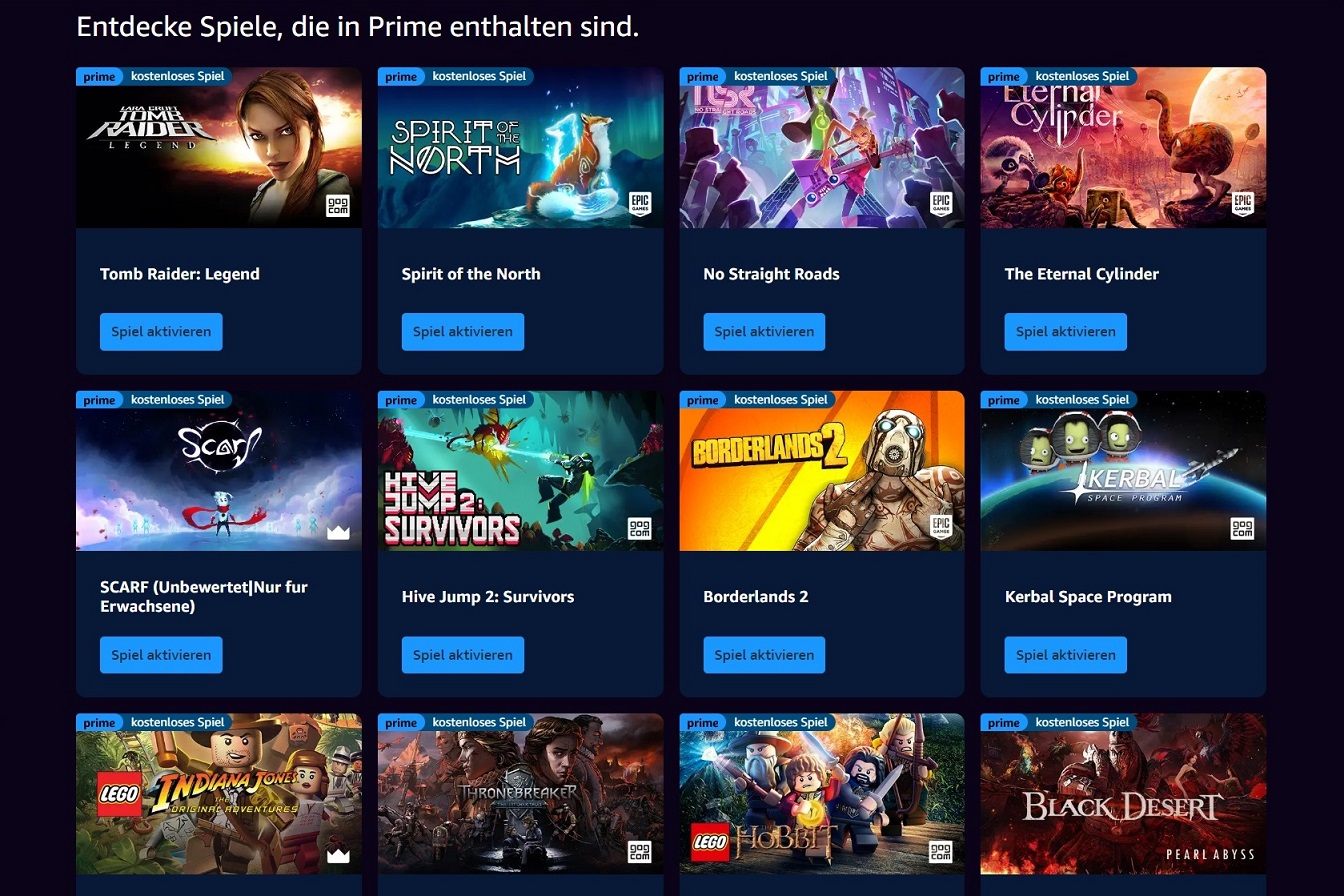 Amazon Prime Gaming im Herbst