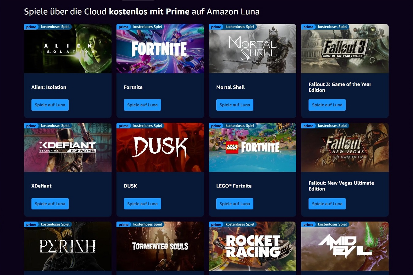 Amazon Prime Gaming Luna im Herbst