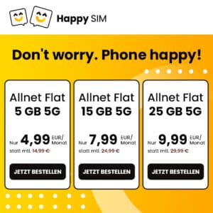 Happy SIM Angebote und Deals