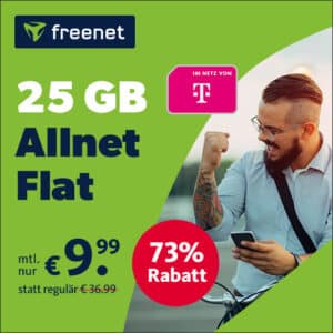 freenet 25 GB Aktion