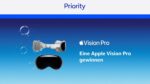 o2 Priority verlost Apple Vision Pro