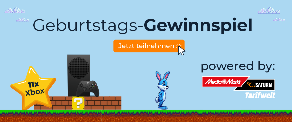 MediaMarktSaturn Tarifwelt Geburtstag Gewinnspiel 10 Jahre