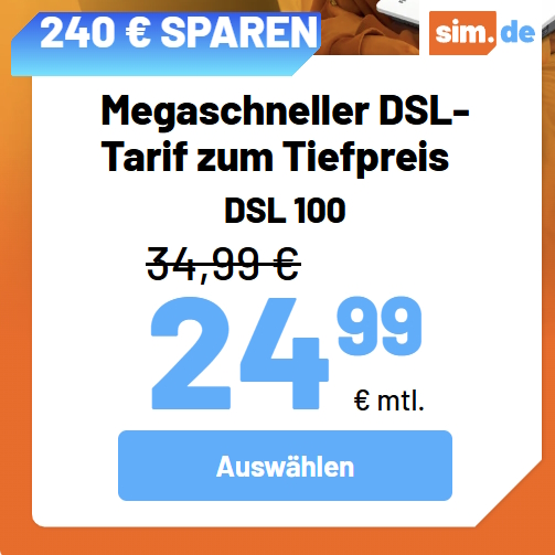 Sim.de: Monatlich Kündbare Allnet-Flat + 5 GB Nur 4,99 € Mtl. ⭐