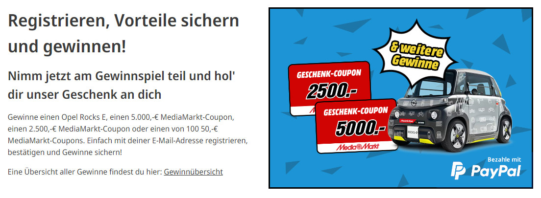 MediaMarktSaturn Tarifwelt Gewinnspiel