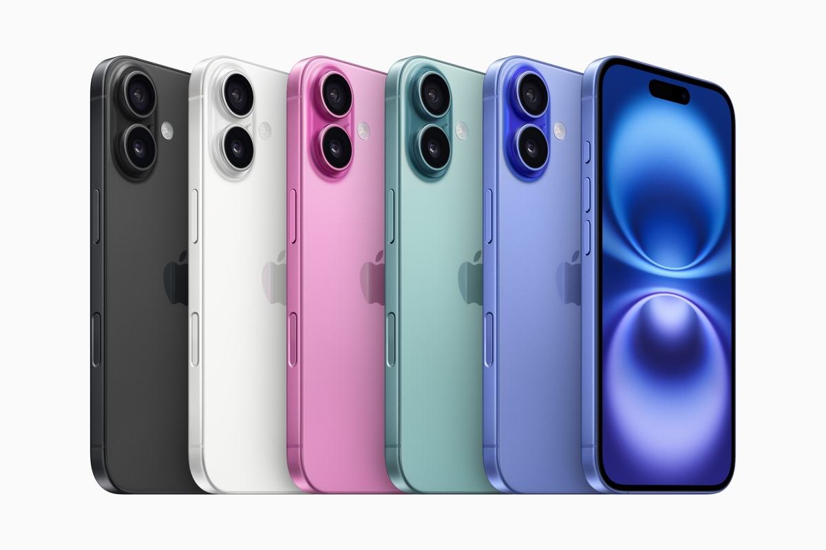 Farben des iPhone 16 mit VErtrag in den Netzen von Telekom, Vodafone, o2 Telefónica und 1&1