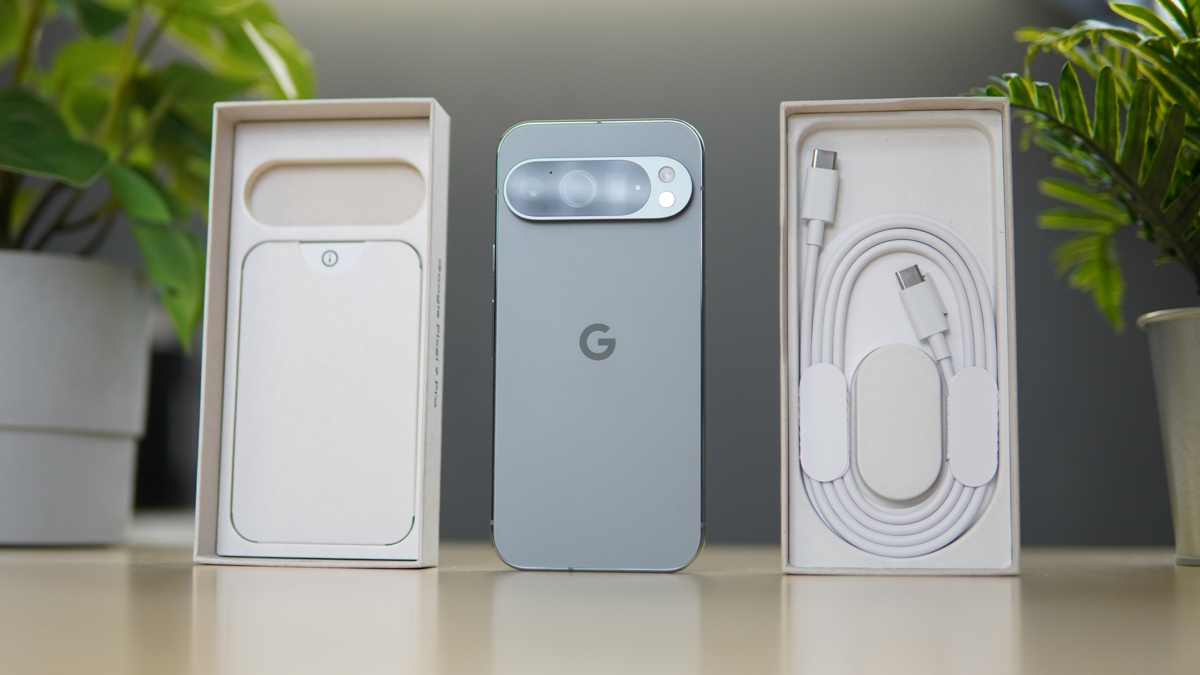 Google Pixel 9 Pro - Packungsinhalt - mit Vertrag in den deutschen Netzen von Telekom, Vodafone, o2 Telefónica und 1&1