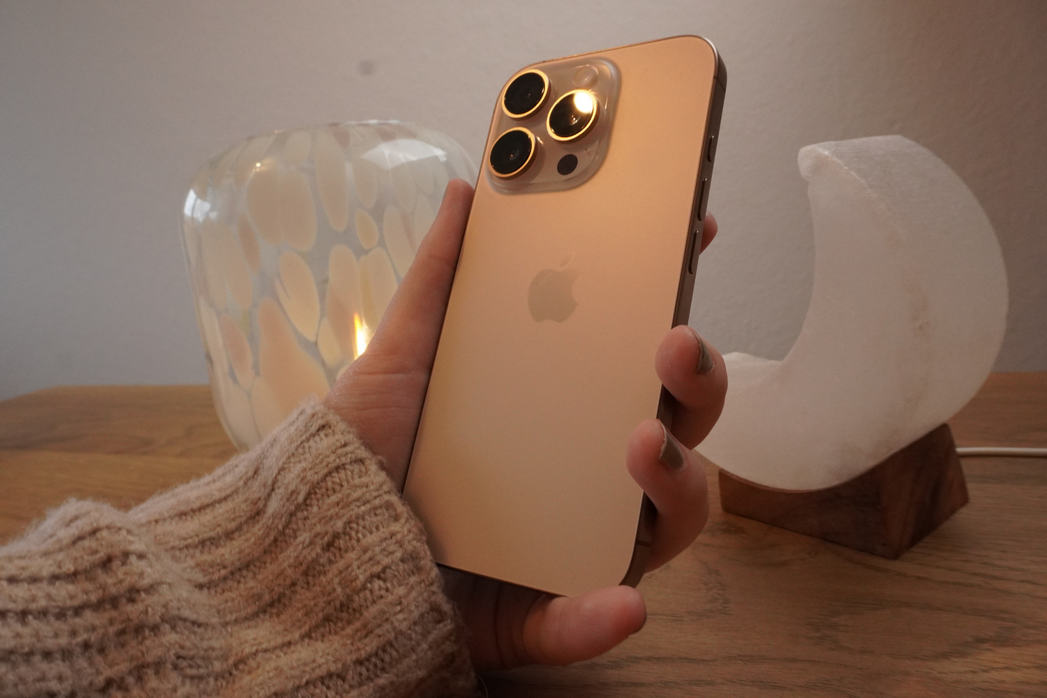 iPhone 16 Pro in Desert Titanium