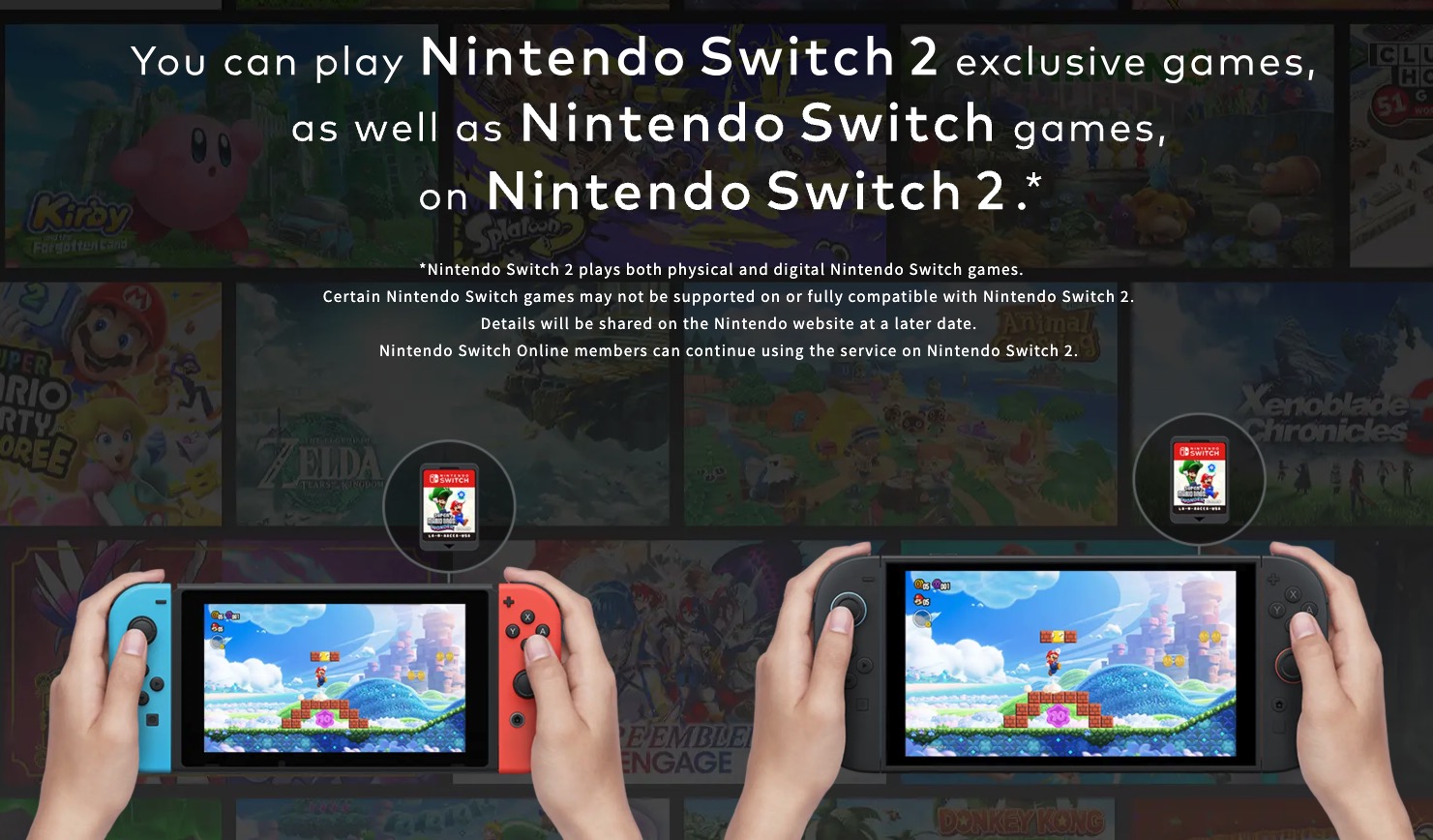 Nintendo Switch vs. Nintendo Switch 2 Abwärtskompatibel