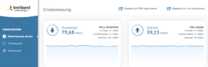 Vodafone DSL: Upload Messung