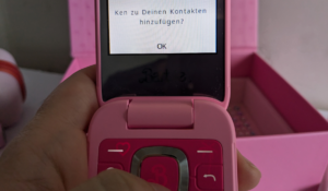 Barbie Phone: Ken Kontaktliste (Bild: Handyhase.de)