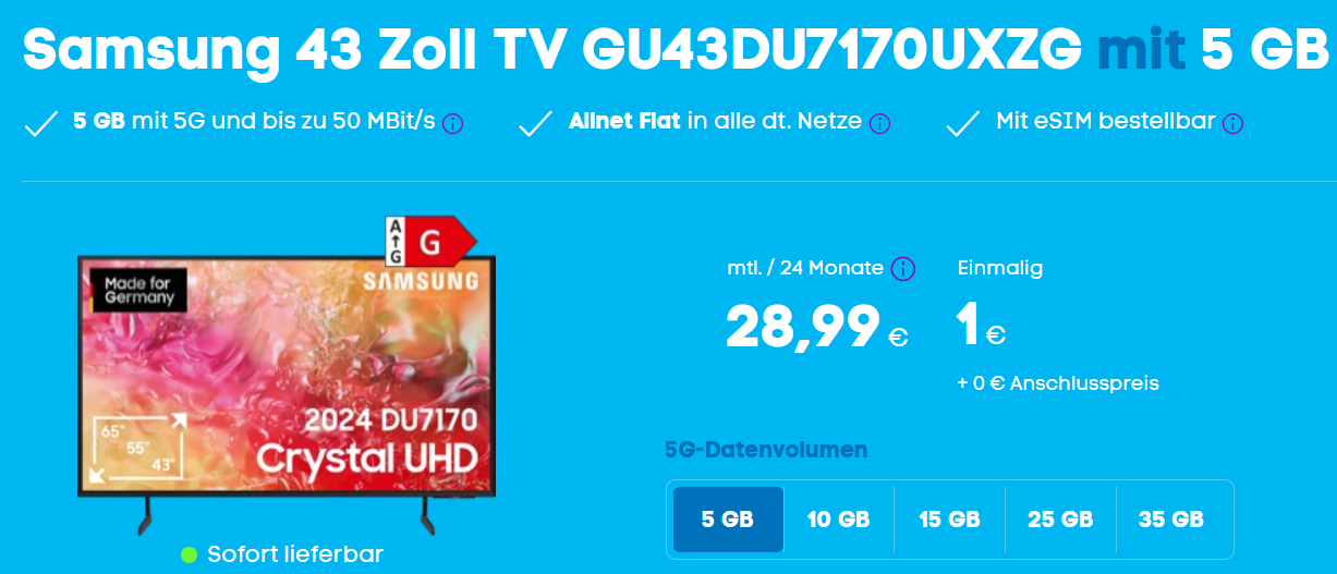 Blau TV Deal