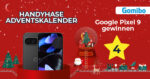 Handyhase Adventskalender: Pixel 9 gewinnen