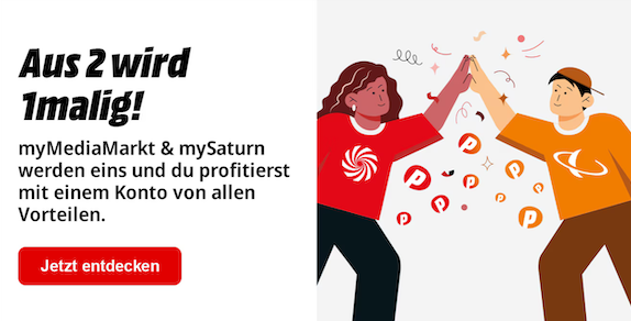myMediaMarkt mySaturn Zusammenschluss