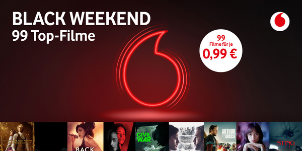 Vodafone Filme für 99 Cent streamen