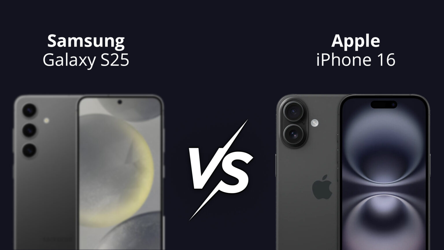 Samsung Galaxy S25 vs iPhone 16 im Vergleich