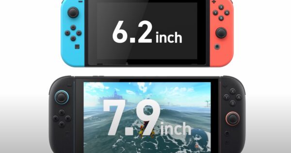 Nintendo Switch vs. Switch 2 Display im Vergleich