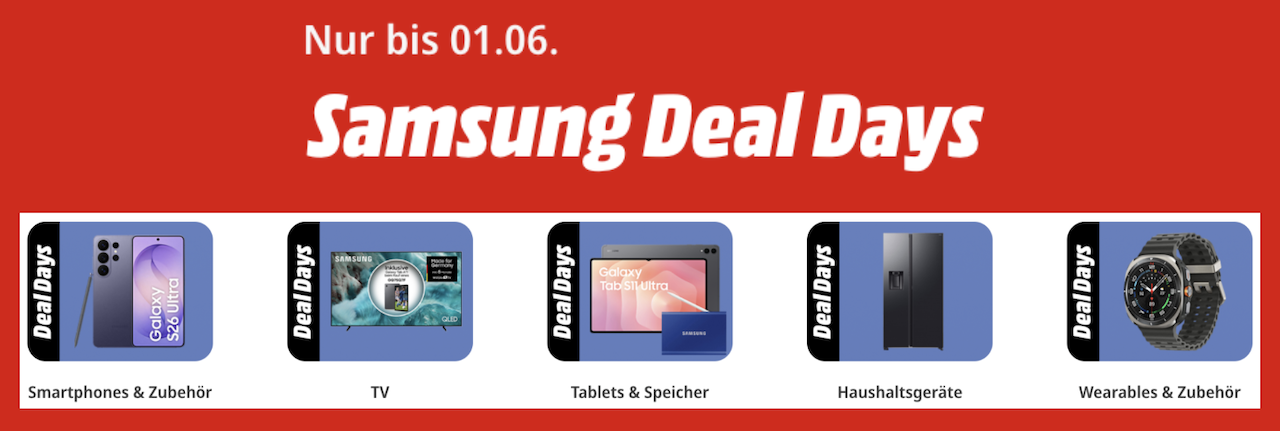 Samsung Deal Days bei MediaMarktSaturn