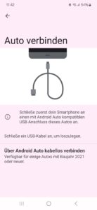 Via Kabel ist die einfachste Methode. (Screenshot)