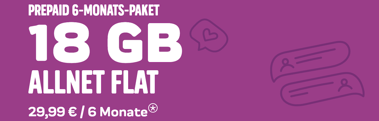 ja!mobil Prepaid 6-Monats-Paket