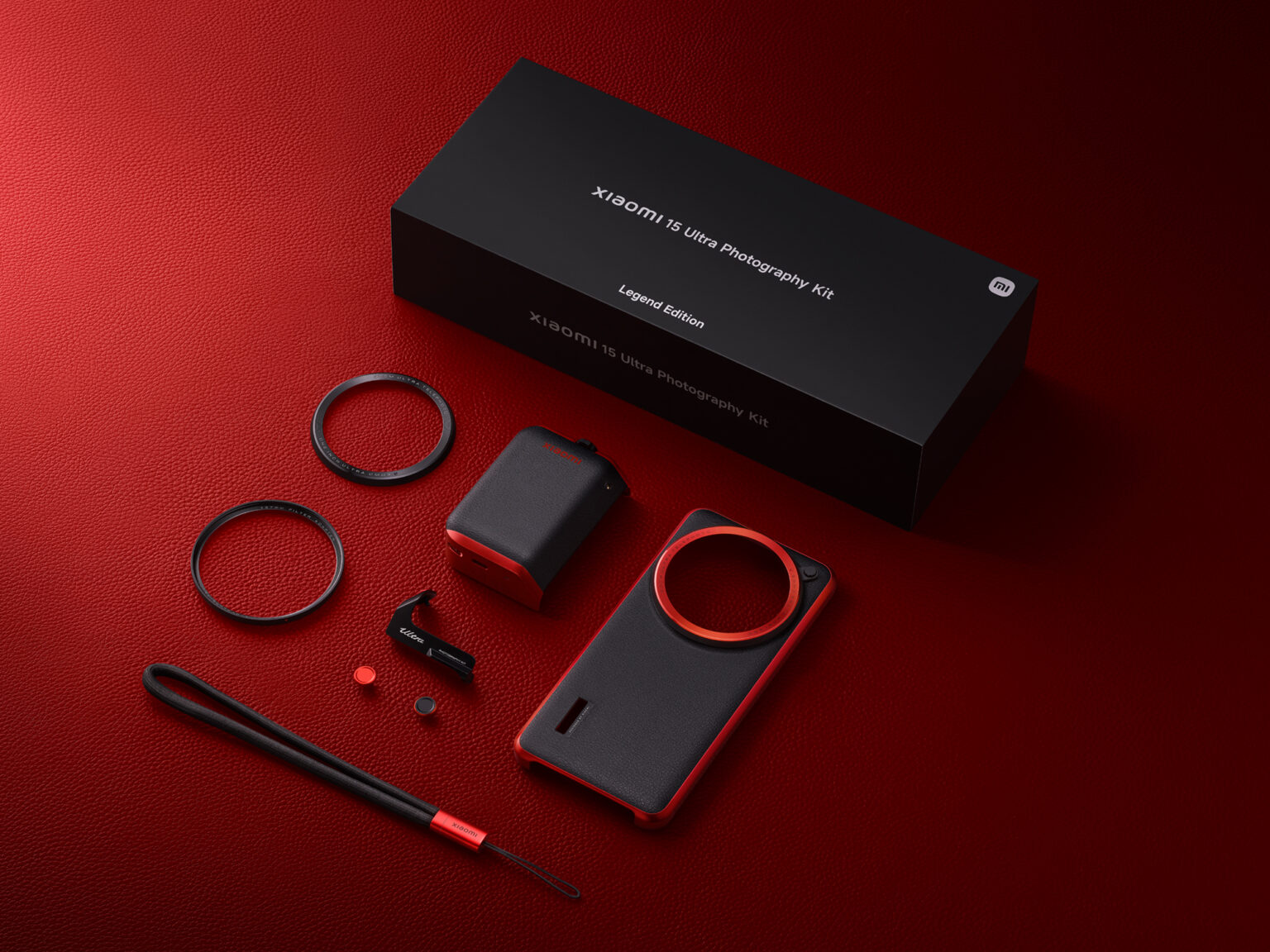 LIeferumfang des Photography Kit Legend Edition für das Xiaomi 15 Ultra