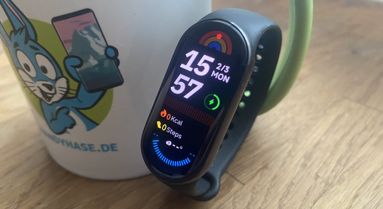 Xiaomi Band 9 mit schwarzem Band