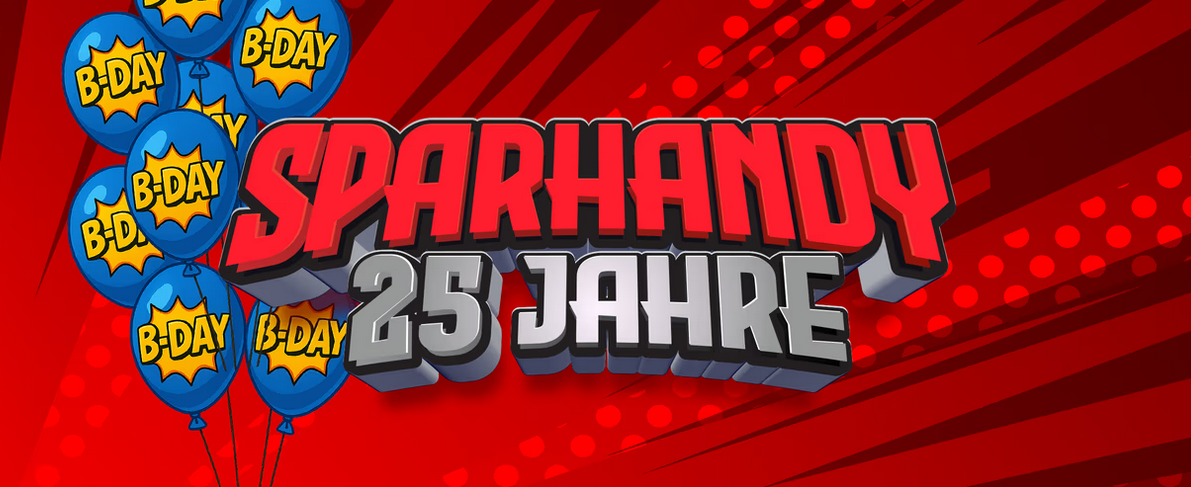 25 Jahre sparhandy Geburtstag