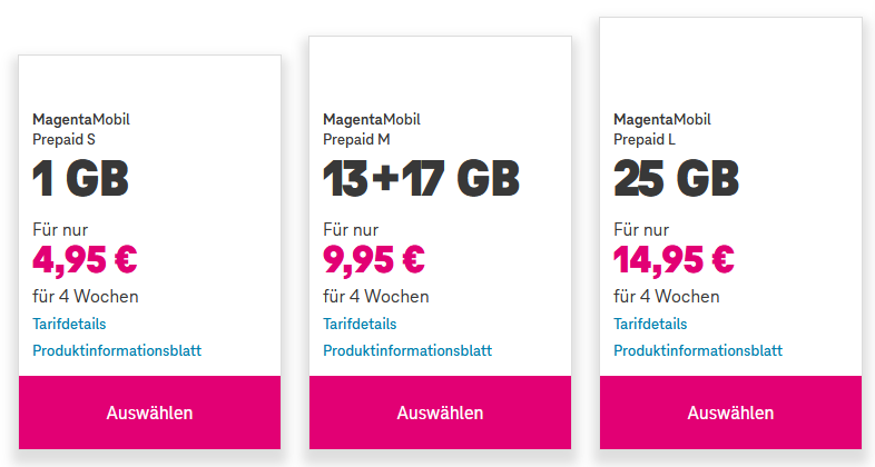 Telekom Prepaid mit 30 GB als Geburtstagsdeal