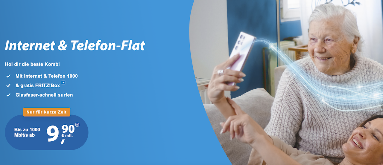 M-Net Glasfaser Rabatt-Aktion