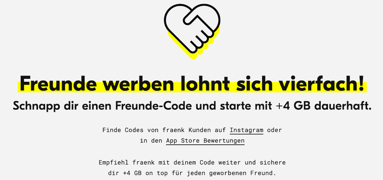 fraenk for friends 4 GB