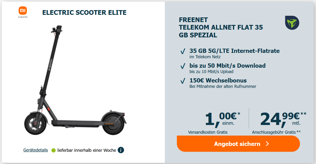 LogiTel Scooter Deal