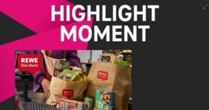 Großer REWE-Gutschein in der Verlosung bei Magenta Moments