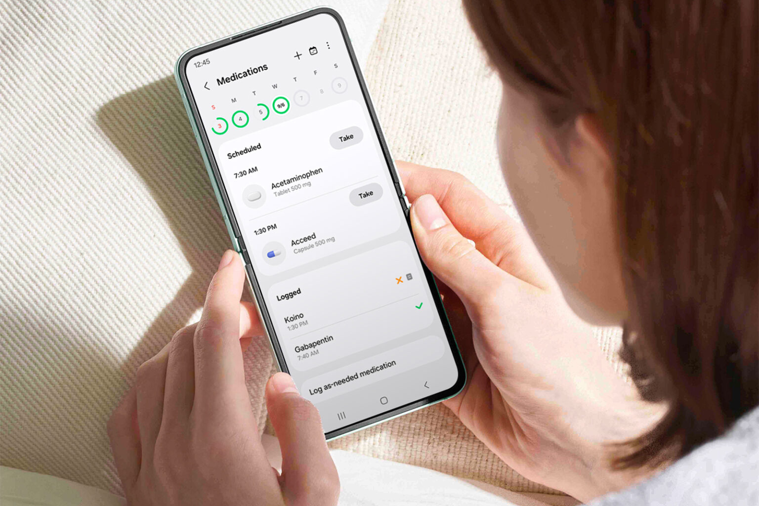 Medikamenteneinnahme-Funktion in Samsung Health