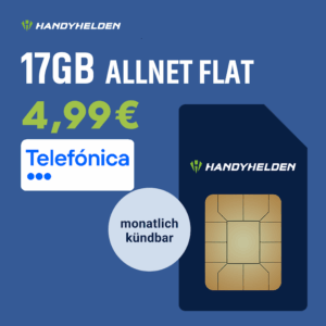 Handyhelden 17 GB für 4,99 € Deal Teaser
