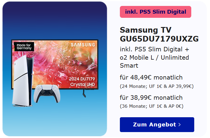 o2 TV PS5 Bundle