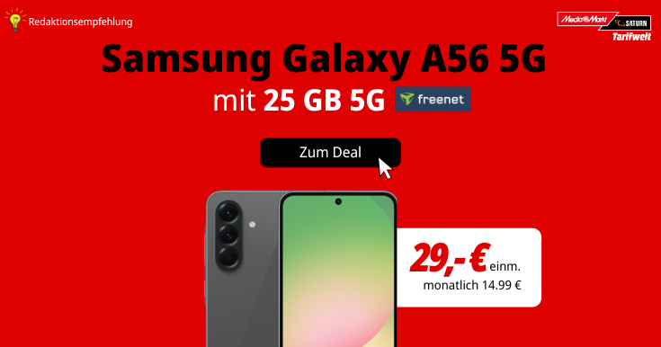 MMS freenet Deal mit Galaxy A56 5G