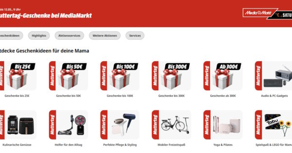 Muttertag-Geschenke bei MediaMarkt