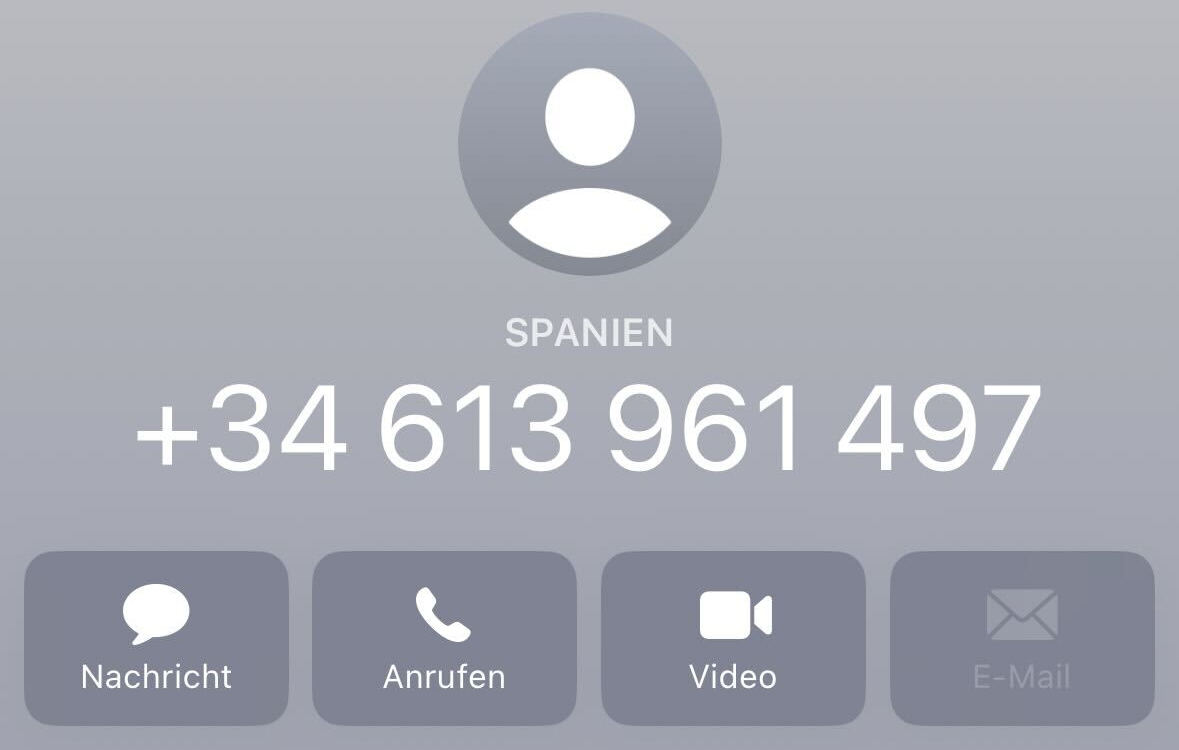 Vorwahl 0034 aus Spanien