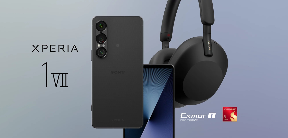 Sony Xperia 1 VII mit WH-1000XM5 für Vorbesteller