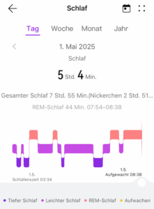 Huawei Fit 4 Pro Schlafaufzeichnung
