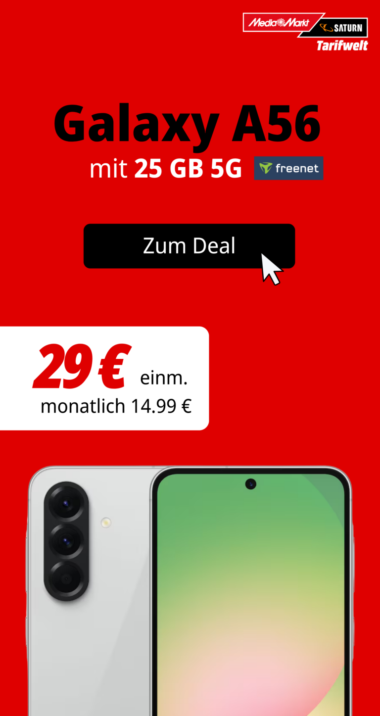 Samsung Galaxy A55: Deals ohne Handyvertrag und mit Rabatt!