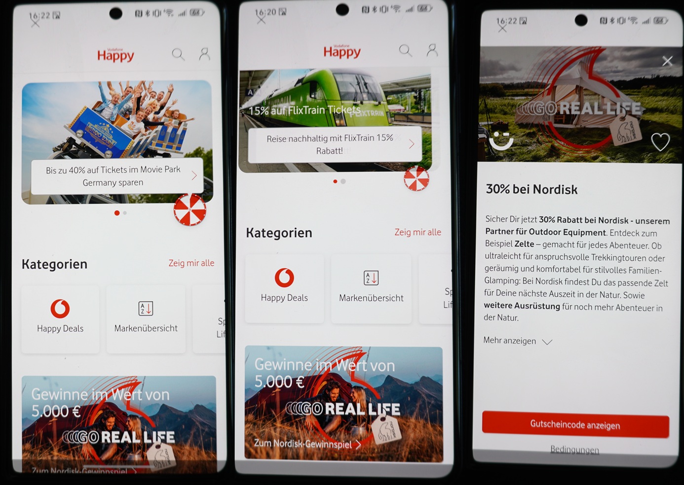 Rabatte bei Vodafone