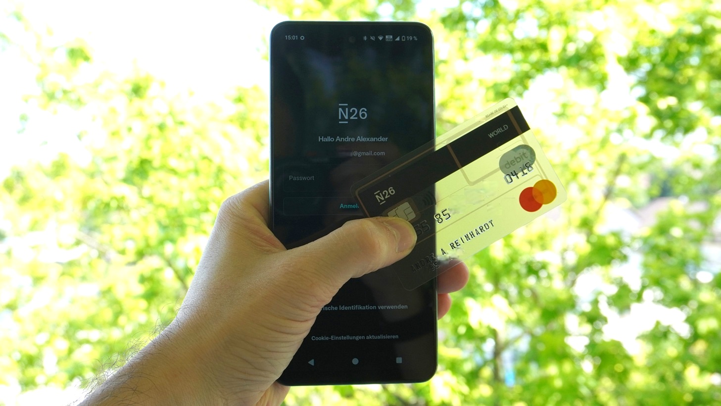 N26 lässt Dich Dein Konto auf dem Handy verwalten