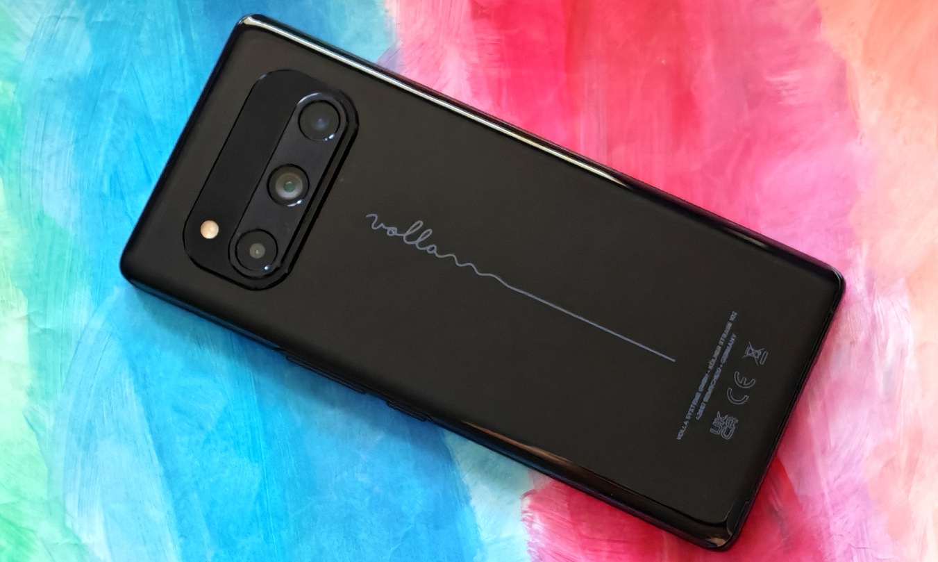 Rückseite des Volla Phone Quintus