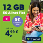 freenet Allnet Flat Telekom-Netz 12 GB 4,99 €