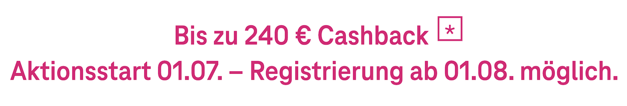 Telekom Cashback MagentaMobil