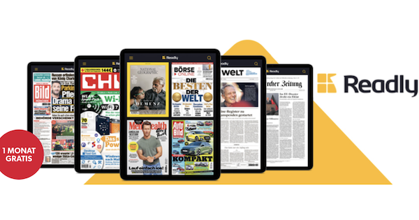 readly 1 Monat gratis